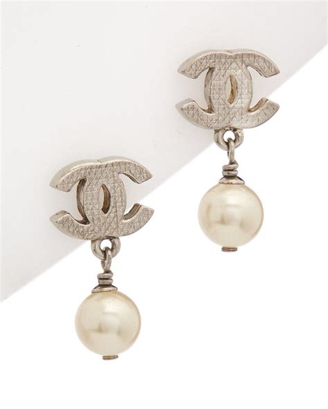 chanel earrings uk fake|second hand chanel earrings.